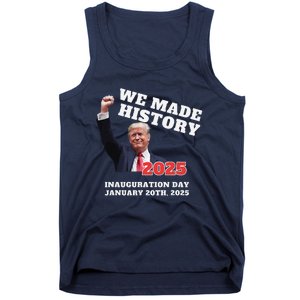 Won Thank God Trump We Made History Get Over It Comeback Tank Top