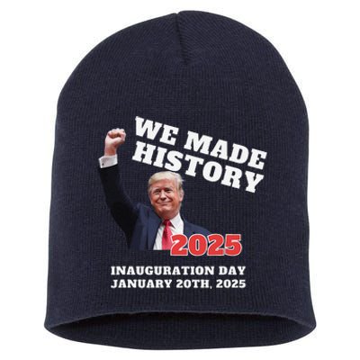 Won Thank God Trump We Made History Get Over It Comeback Short Acrylic Beanie