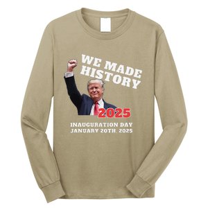 Won Thank God Trump We Made History Get Over It Comeback Long Sleeve Shirt