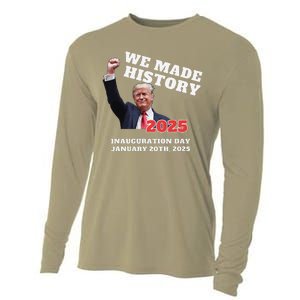 Won Thank God Trump We Made History Get Over It Comeback Cooling Performance Long Sleeve Crew