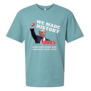 Won Thank God Trump We Made History Get Over It Comeback Sueded Cloud Jersey T-Shirt