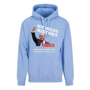 Won Thank God Trump We Made History Get Over It Comeback Unisex Surf Hoodie