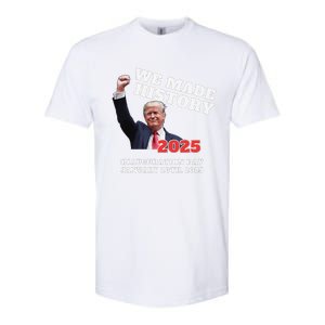 Won Thank God Trump We Made History Get Over It Comeback Softstyle CVC T-Shirt