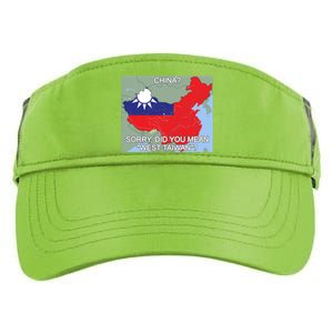 West Taiwan Great Gift Taiwan Map West Taiwan Cool Gift Adult Drive Performance Visor