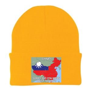 West Taiwan Great Gift Taiwan Map West Taiwan Cool Gift Knit Cap Winter Beanie