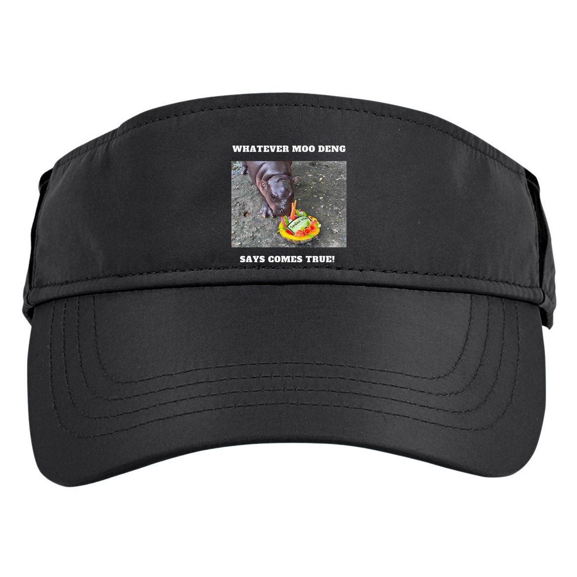 Won Thank God Trump Hippo Moo Deng Prediction Greatest Adult Drive Performance Visor