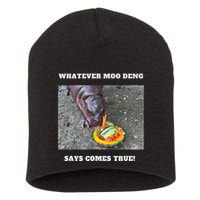 Won Thank God Trump Hippo Moo Deng Prediction Greatest Short Acrylic Beanie