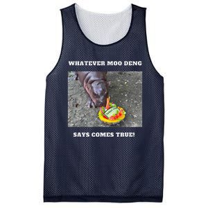 Won Thank God Trump Hippo Moo Deng Prediction Greatest Mesh Reversible Basketball Jersey Tank