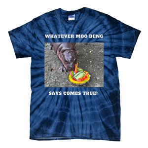 Won Thank God Trump Hippo Moo Deng Prediction Greatest Tie-Dye T-Shirt