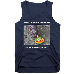 Won Thank God Trump Hippo Moo Deng Prediction Greatest Tank Top