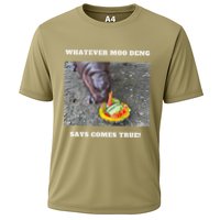 Won Thank God Trump Hippo Moo Deng Prediction Greatest Cooling Performance Crew T-Shirt