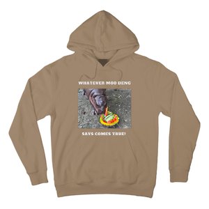 Won Thank God Trump Hippo Moo Deng Prediction Greatest Hoodie