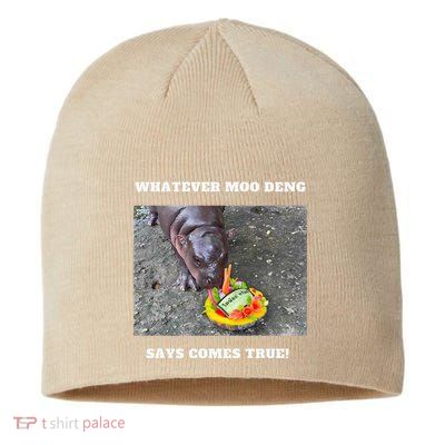 Won Thank God Trump Hippo Moo Deng Prediction Greatest Sustainable Beanie