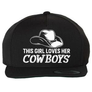 Wo This Girl Loves Her Cowboy Cute Texas Dallas Wool Snapback Cap