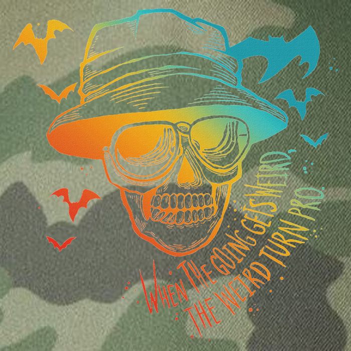 When The Going Gets Weird The Weird Turn Pro Legacy Tie Dye Trucker Hat