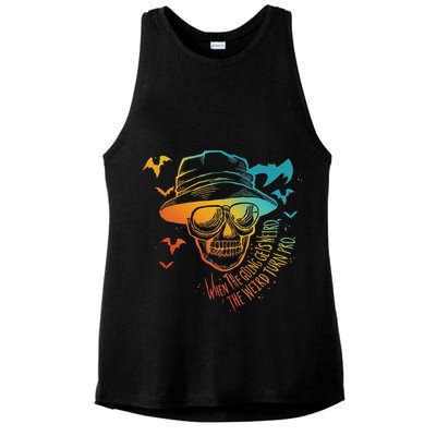 When The Going Gets Weird The Weird Turn Pro Ladies PosiCharge Tri-Blend Wicking Tank