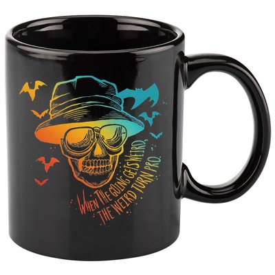 When The Going Gets Weird The Weird Turn Pro 11oz C Handle Ceramic Mug
