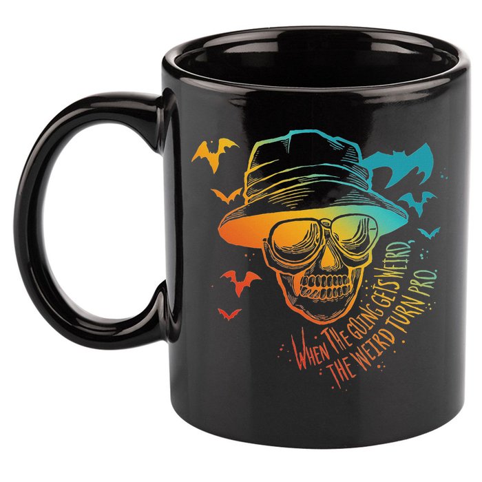 When The Going Gets Weird The Weird Turn Pro 11oz C Handle Ceramic Mug
