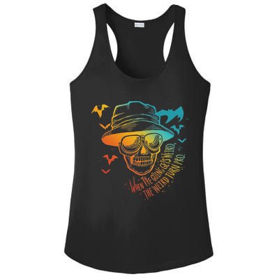 When The Going Gets Weird The Weird Turn Pro Ladies PosiCharge Competitor Racerback Tank