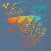 When The Going Gets Weird The Weird Turn Pro Garment-Dyed Sweatshirt