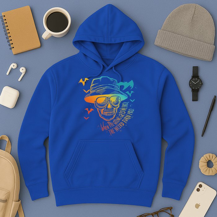 When The Going Gets Weird The Weird Turn Pro Hoodie