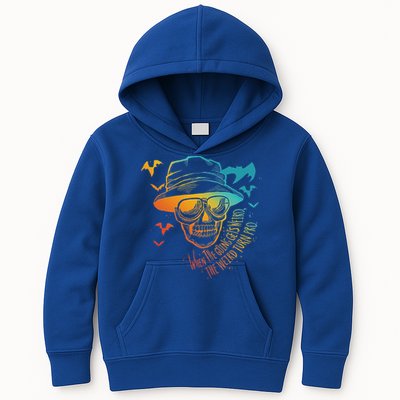 When The Going Gets Weird The Weird Turn Pro Kids Hoodie