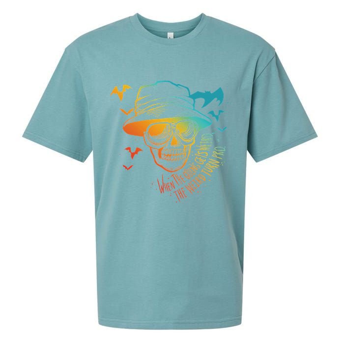 When The Going Gets Weird The Weird Turn Pro Sueded Cloud Jersey T-Shirt