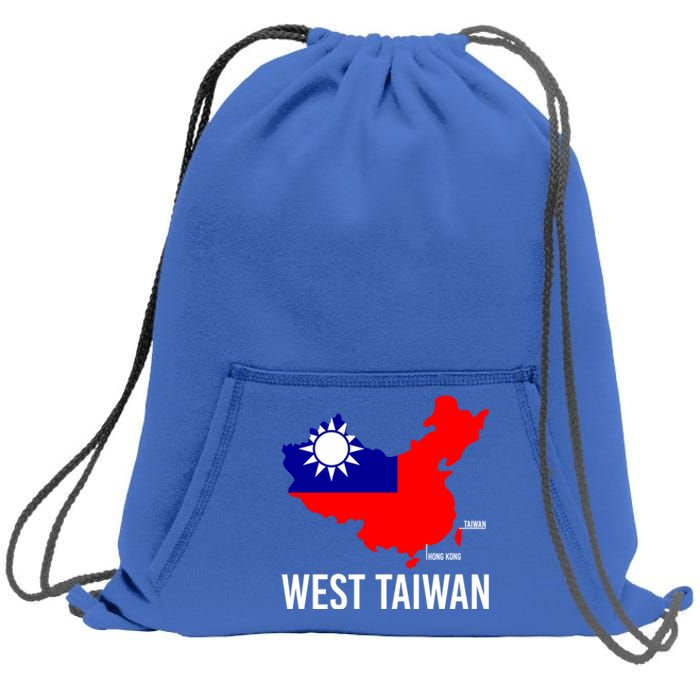 West Taiwan Gift Sweatshirt Cinch Pack Bag