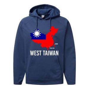 West Taiwan Gift Performance Fleece Hoodie