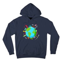 World Traveler Gifts For International World Travelers Hoodie