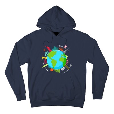 World Traveler Gifts For International World Travelers Hoodie