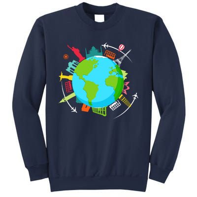 World Traveler Gifts For International World Travelers Sweatshirt