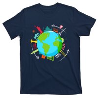 World Traveler Gifts For International World Travelers T-Shirt