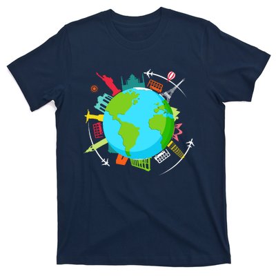 World Traveler Gifts For International World Travelers T-Shirt