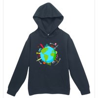 World Traveler Gifts For International World Travelers Urban Pullover Hoodie