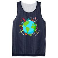 World Traveler Gifts For International World Travelers Mesh Reversible Basketball Jersey Tank