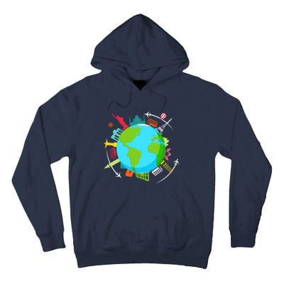 World Traveler Gifts For International World Travelers Tall Hoodie