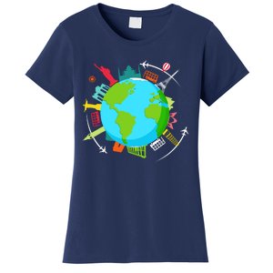 World Traveler Gifts For International World Travelers Women's T-Shirt