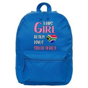 Wo Traveling Gift This Really Loves South Africa Gift 16 in Basic Backpack