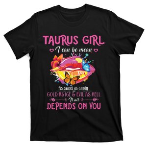 Womens Taurus Girl Lips April May Queen Birthday Zodiac Astrology T-Shirt