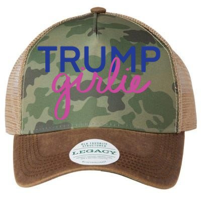 Women Trump Girl Trump Girlie Blue Legacy Tie Dye Trucker Hat