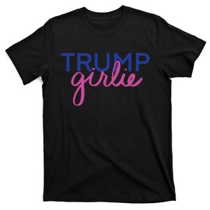 Women Trump Girl Trump Girlie Blue T-Shirt