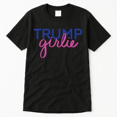 Women Trump Girl Trump Girlie Blue Tall T-Shirt