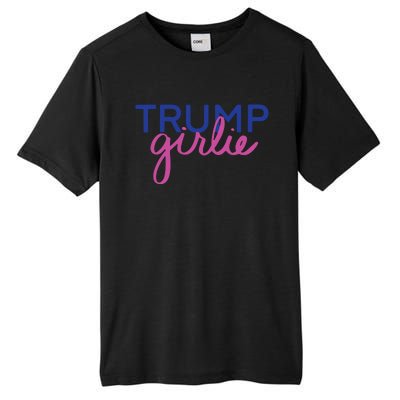 Women Trump Girl Trump Girlie Blue Tall Fusion ChromaSoft Performance T-Shirt