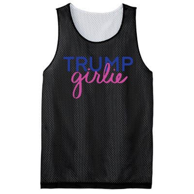 Women Trump Girl Trump Girlie Blue Mesh Reversible Basketball Jersey Tank