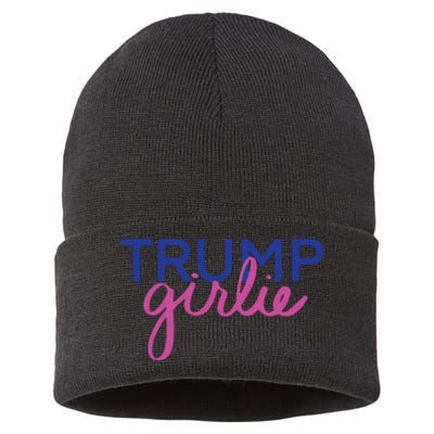 Women Trump Girl Trump Girlie Blue Sustainable Knit Beanie