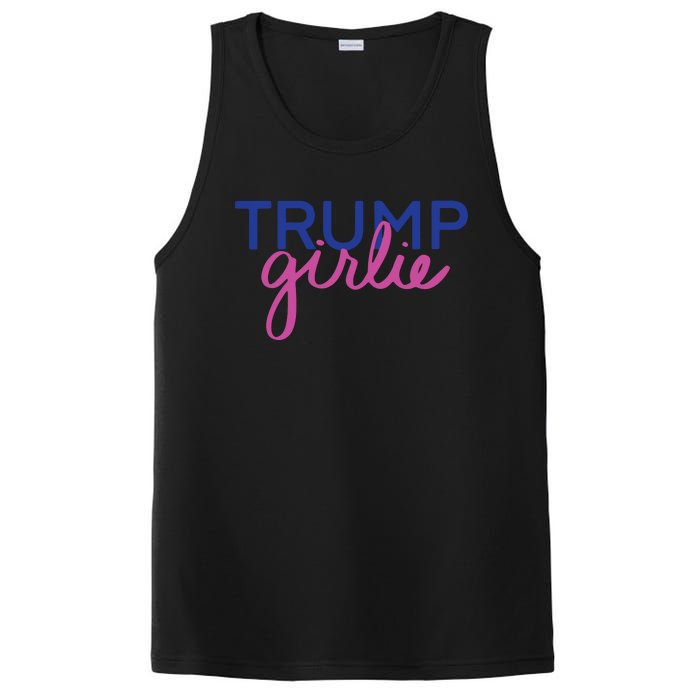 Women Trump Girl Trump Girlie Blue PosiCharge Competitor Tank