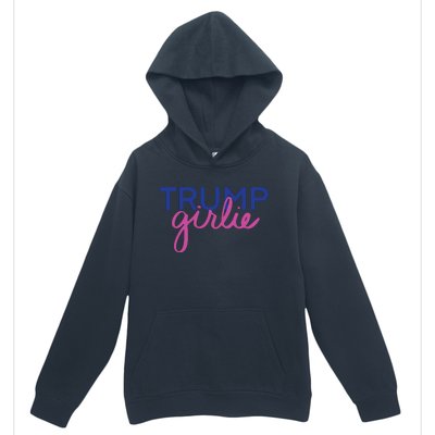 Women Trump Girl Trump Girlie Blue Urban Pullover Hoodie