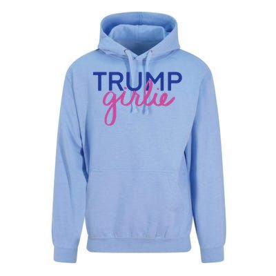 Women Trump Girl Trump Girlie Blue Unisex Surf Hoodie