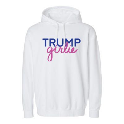 Women Trump Girl Trump Girlie Blue Garment-Dyed Fleece Hoodie